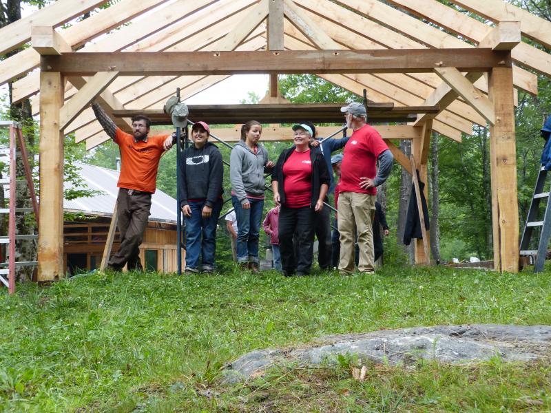 Timber frame courses to build Center at HVNC Boothbay Register